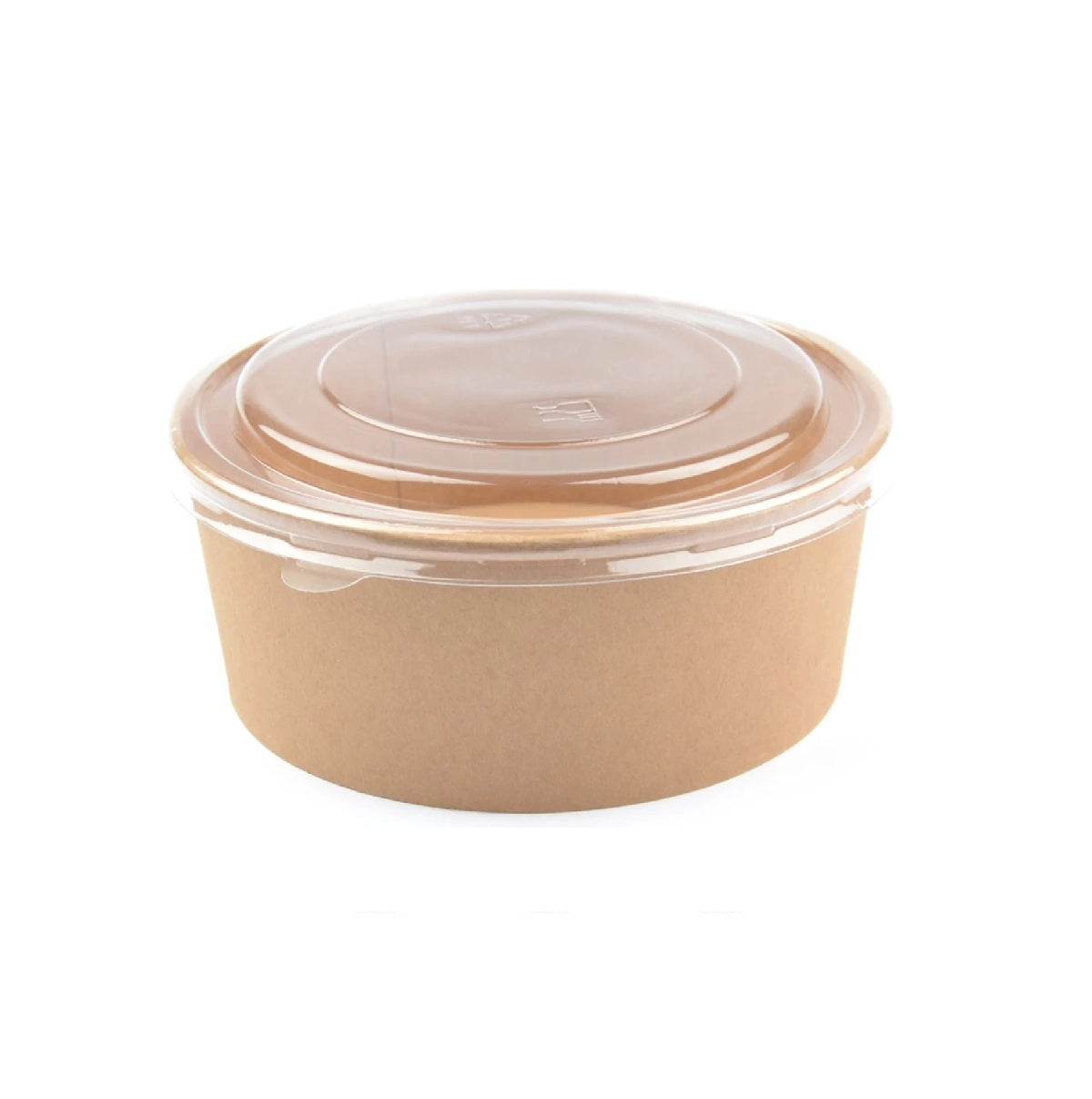 Saladebak / Poké Bowl – 750 ml – Karton met Transparant Deksel - 150 st.