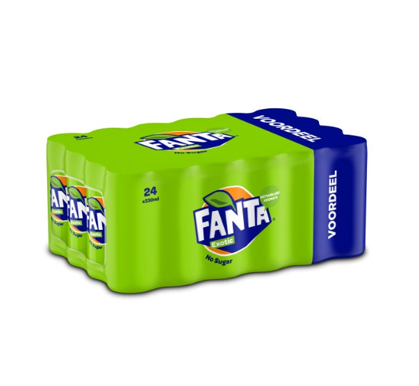 Fanta Exotic no sugar 24x330ml