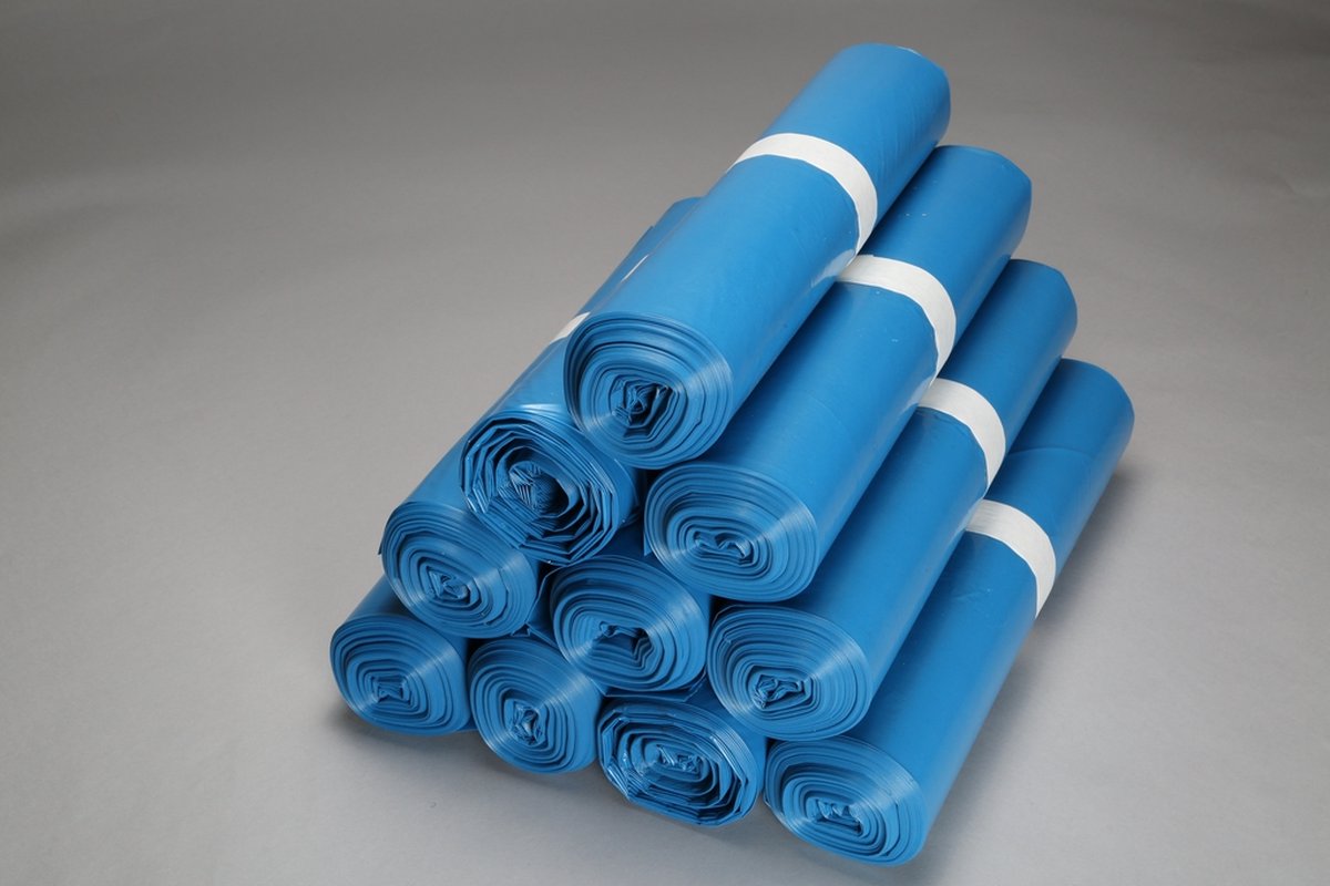 Afvalzak - Vuilniszak - 120liter - 25st. P rol - blauw TYP60