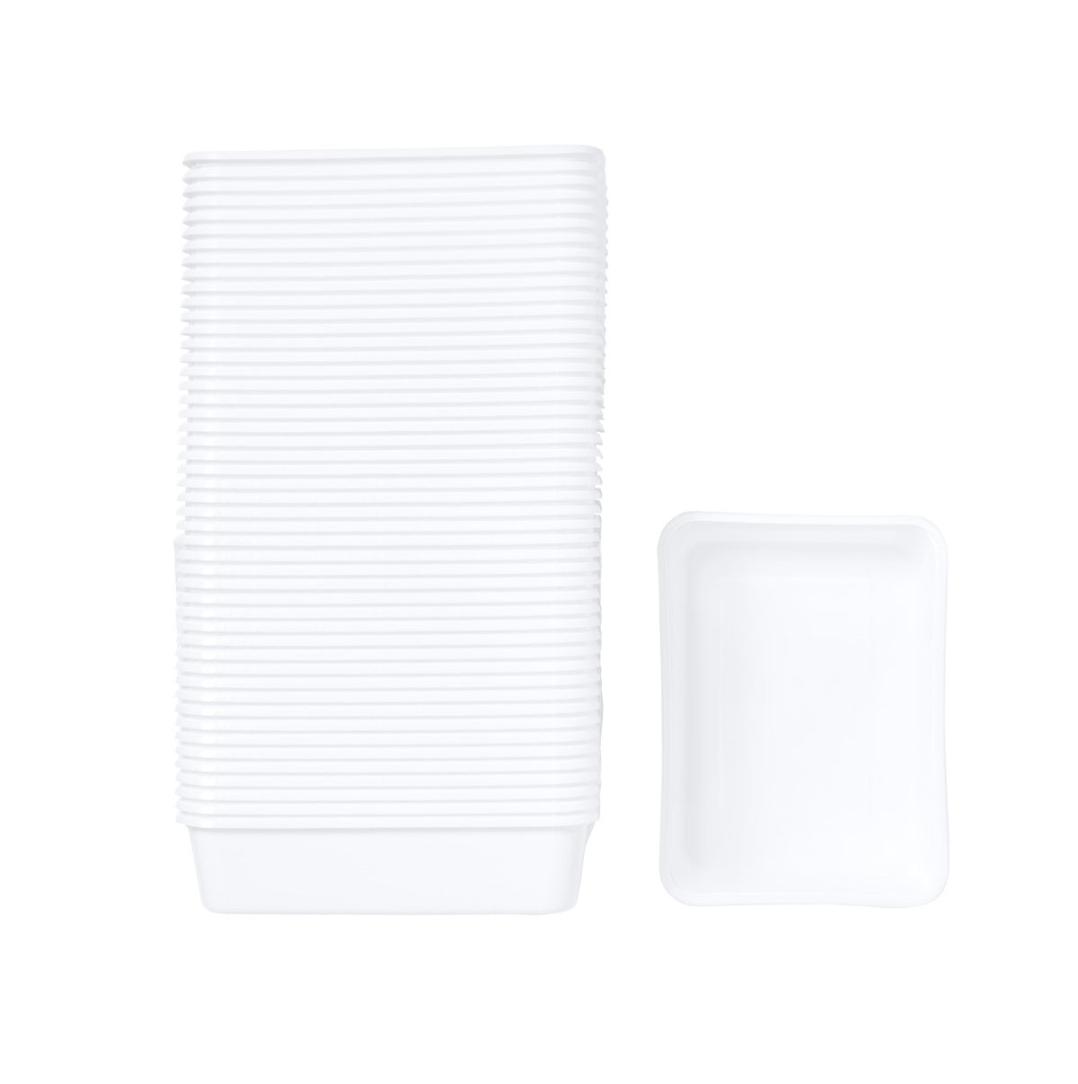 Magnetronbak - 650ml - 1000stuks - wit