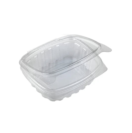 Saladebak - ovaal met vast deksel - 1000ml