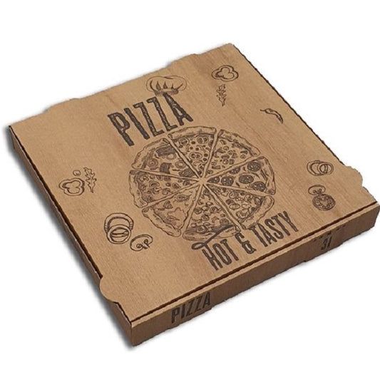 Pizzadoos - Hot & Tasty - Golfkarton - 26x26x4cm