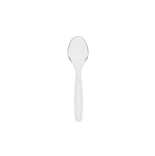 Reusable Lepel - Transparant - stevig luxe lepel - 100st.