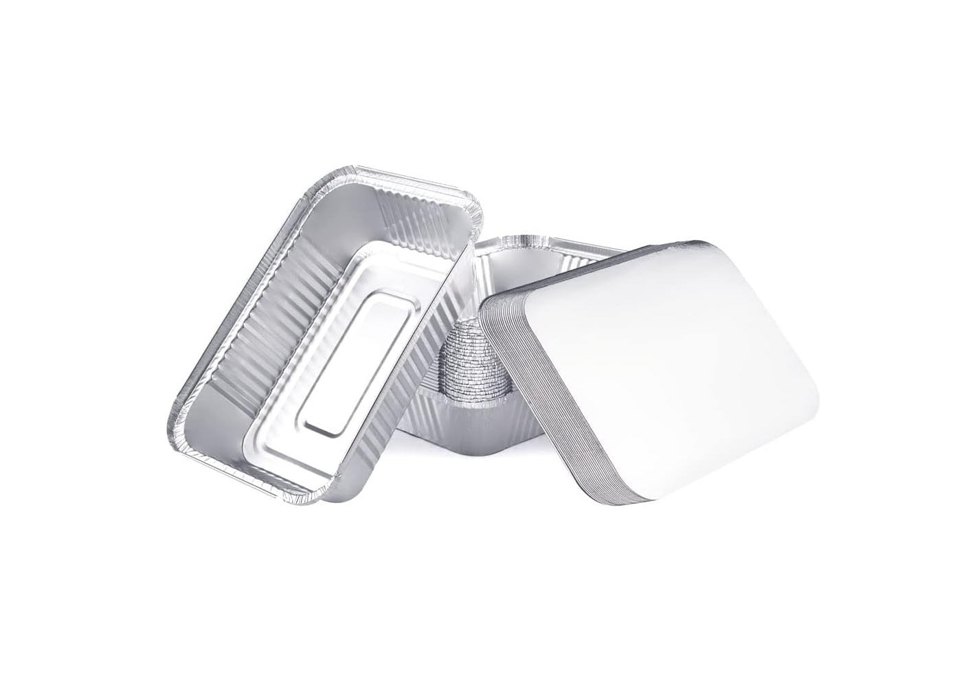 Aluminium bak + deksel - 911ml - 100st.
