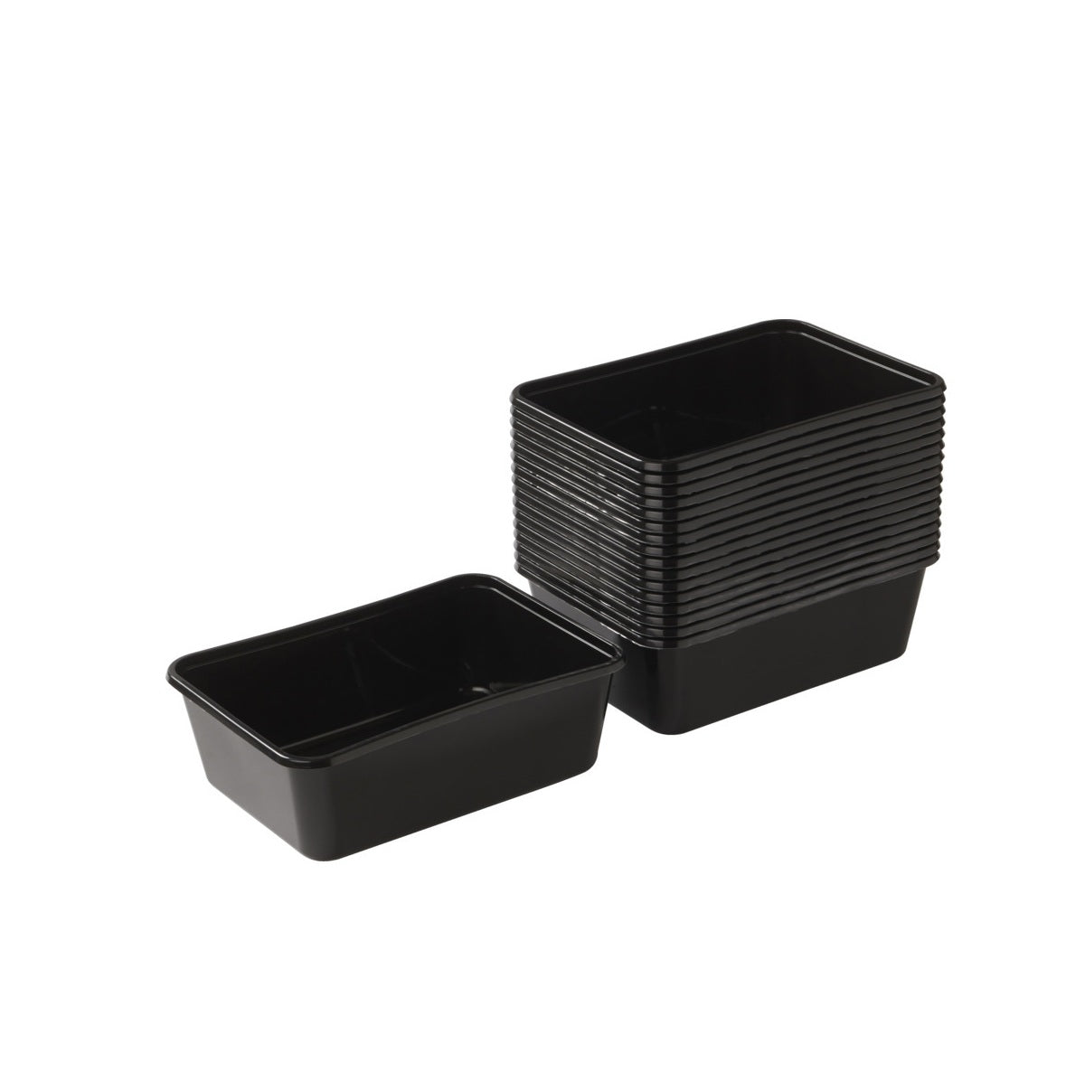 Magnetronbak - 1000ml - 1000stuks - zwart