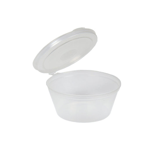 Sausbak met vaste deksel - PP - 30cc - 1000st