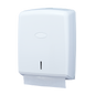 Handdoek dispenser - ABS kunststof - Wit - Z en V vouw - blanco
