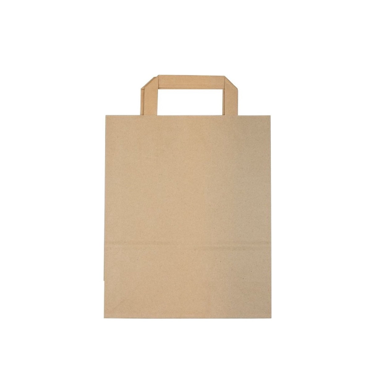 Draagtas papier - Groot - Bruin - 250 stuks - 32+16x27cm