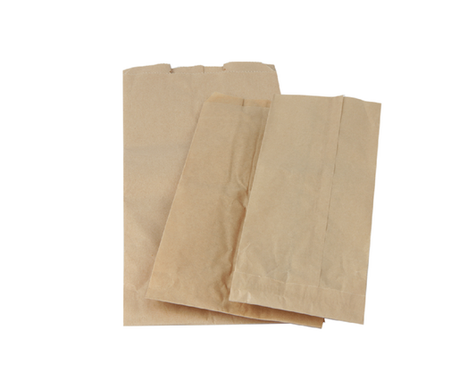 Snackzak nr11 - Blanco bruin - pondzak - 95x65×320mm