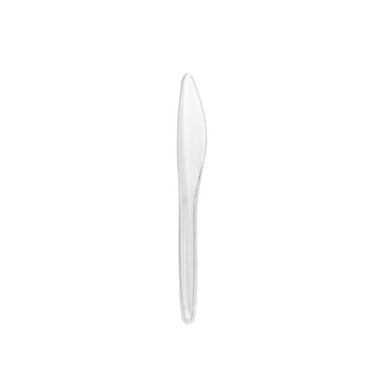 Reusable Mes - Transparant - stevig luxe mes - 100st.