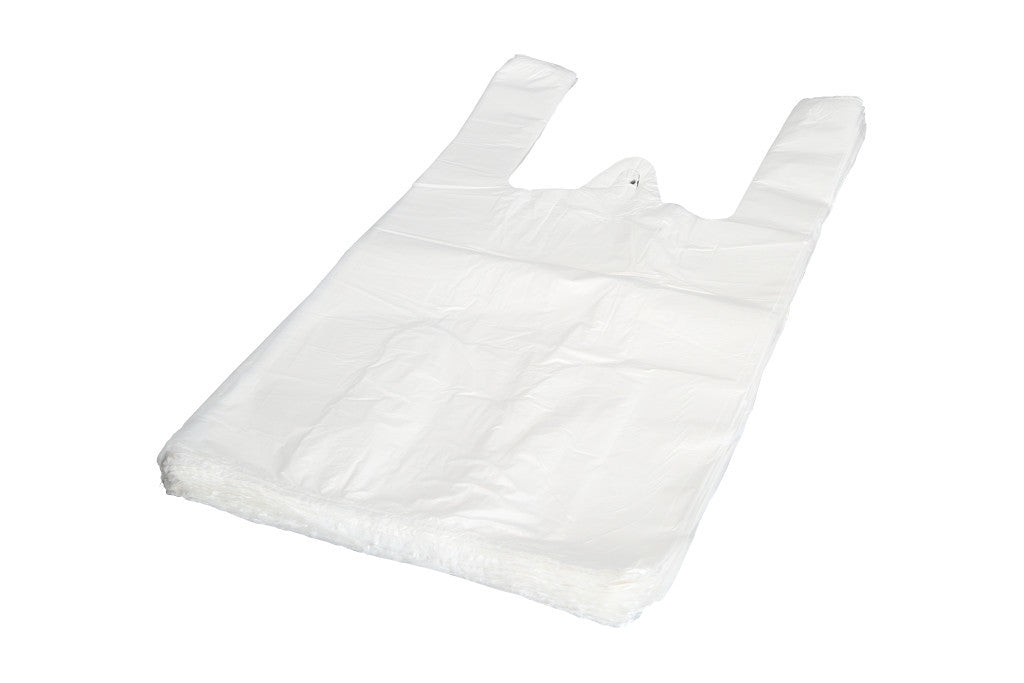 Hemdtas - 1000st. - 30x18x55cm - 16mic - wit. incl toeslagen