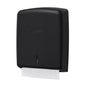 Handdoek dispenser - ABS kunststof - Zwart - Z en V vouw - blanco