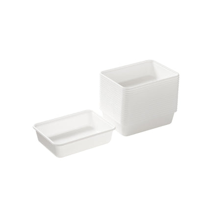 Magnetronbak - 650ml - 1000stuks - wit